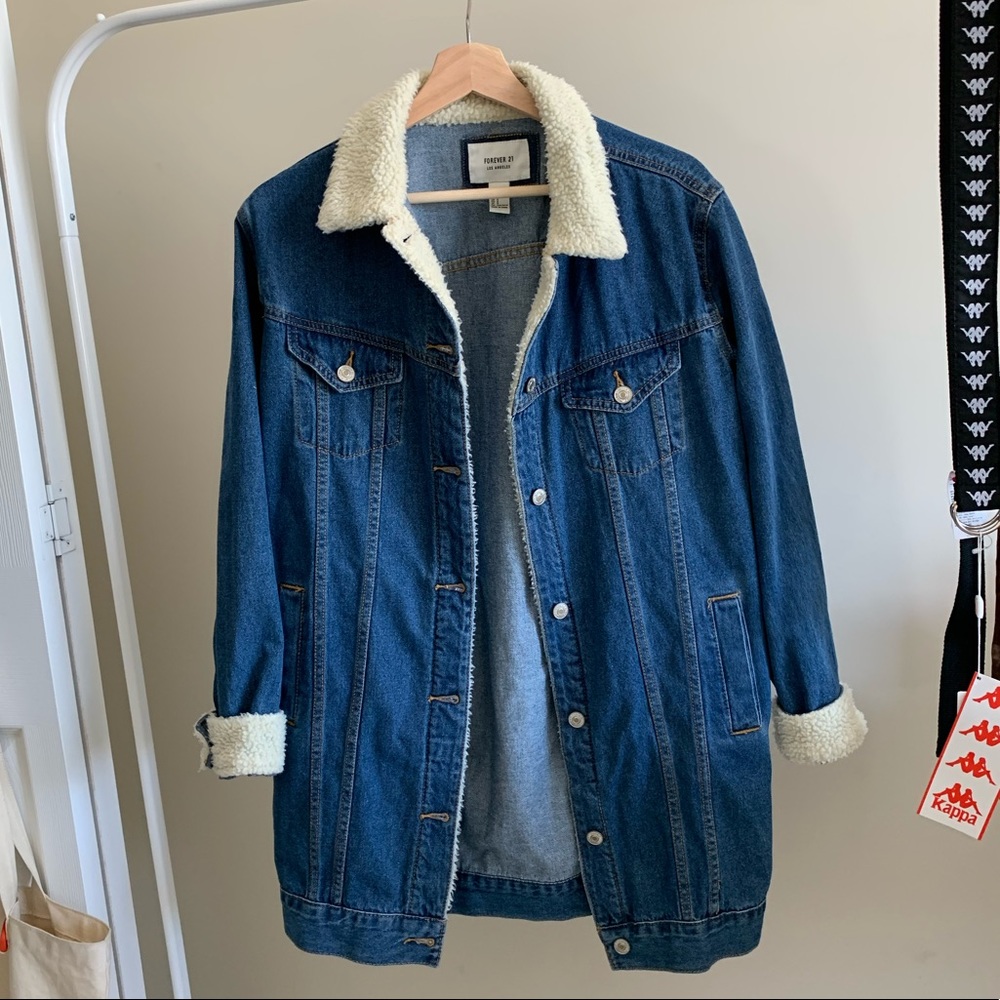 Denim Sherpa Jacket